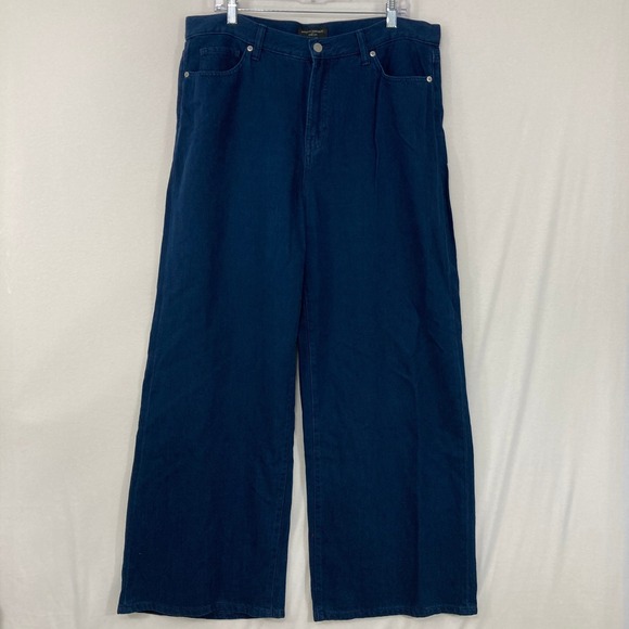 Banana Republic Denim - Wide Leg Dark Blue Women's Jeans